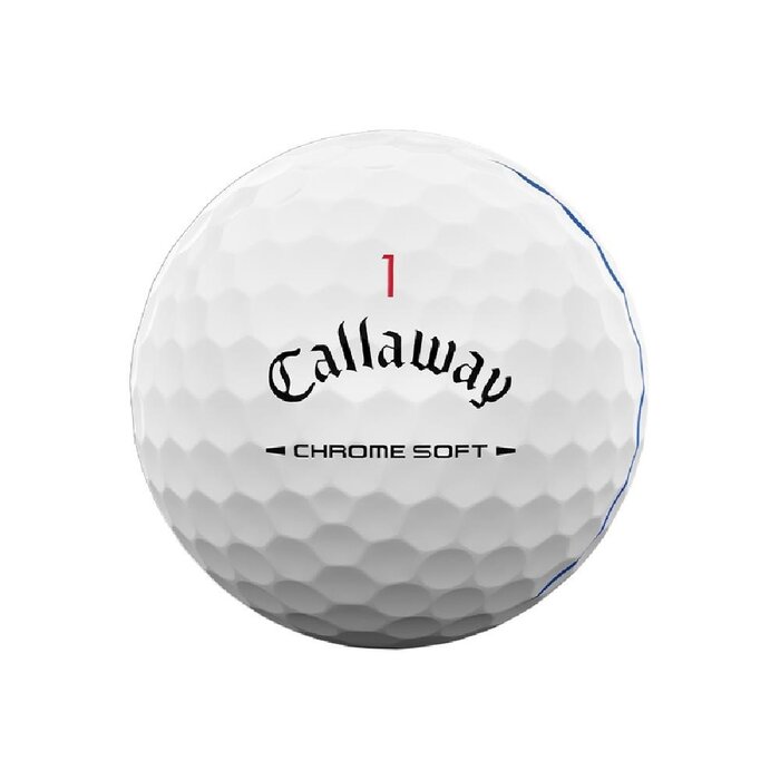 Callaway Bolas de golf Callaway Chrome Soft Triple Track 2026 - Blancas - 12 Unidades
