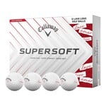 Callaway SuperSoft 2025 Valentine Golf Balls - White - 12-Pack