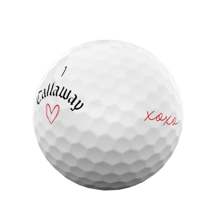 Callaway Callaway SuperSoft 2025 Valentine Golf Balls - White - 12-Pack