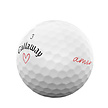 Callaway Callaway SuperSoft 2025 Pelotas de Golf San Valentín - Blanco - 12 Unidades