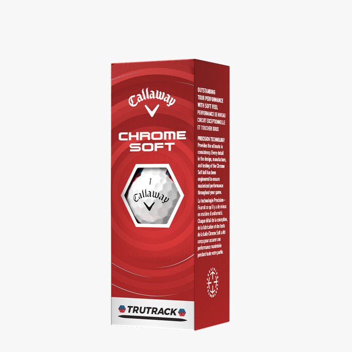 Callaway Callaway Chrome Soft TruTrack Golf Balls 2026 - White - 12-Pack