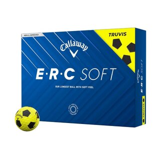 Callaway Callaway ERC Soft Truvis Bolas de golf 2025 - Amarillo - 12 Unidades