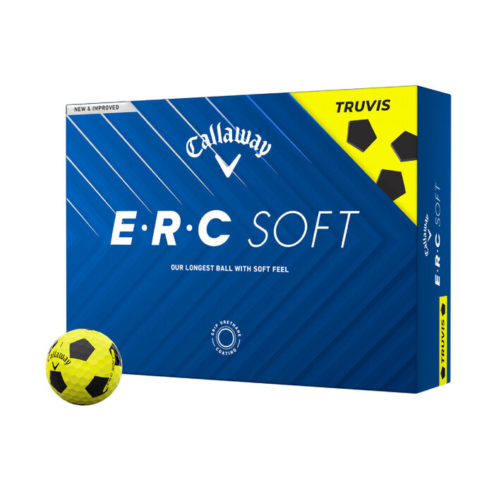Callaway Callaway ERC Soft Truvis Golf Balls 2025 - Yellow - 12-Pack