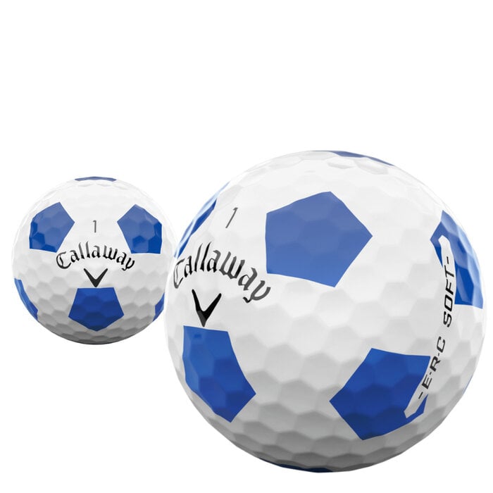 Callaway Callaway ERC Soft Truvis Pelotas de Golf 2025 - Blanco Azul - 12 Unidades
