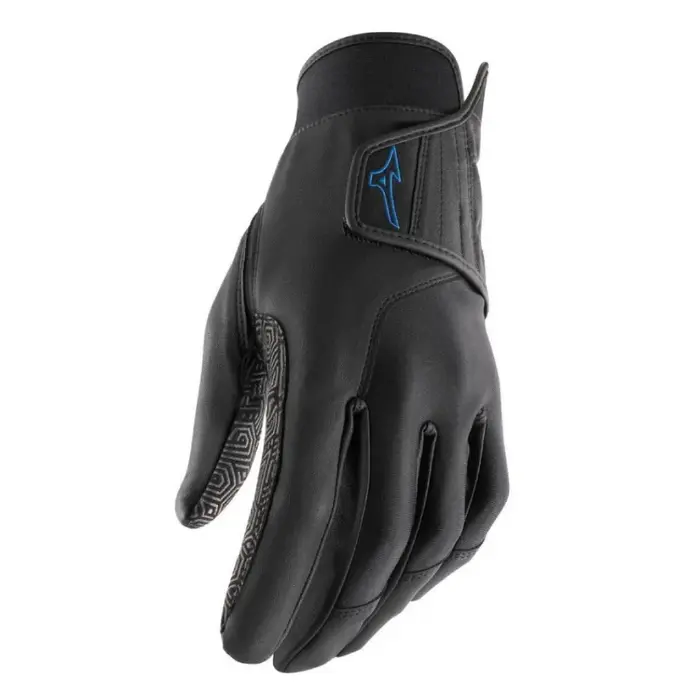 Mizuno Mizuno RainFit Guantes de golf para hombre (Par) - Negro