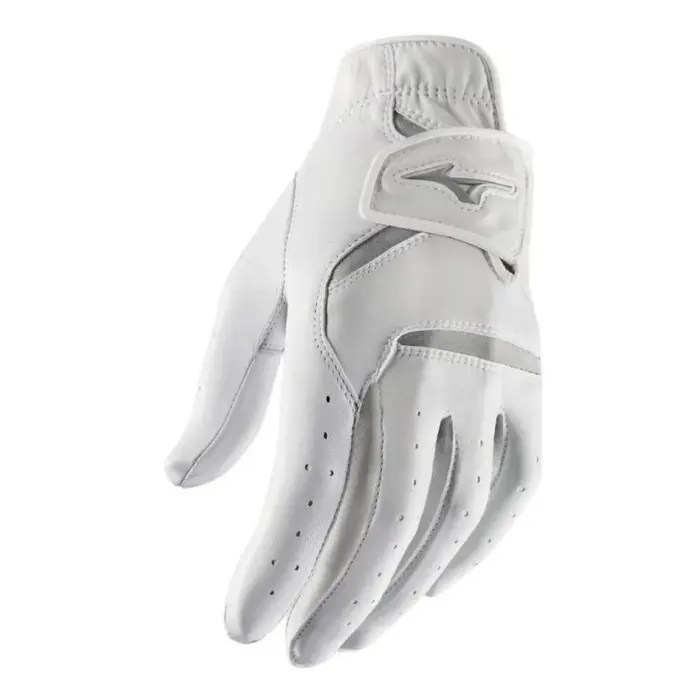 Mizuno Mizuno JPX Sintético Guante de Golf para Mujeres - Blanco (Para Golfista Diestro)
