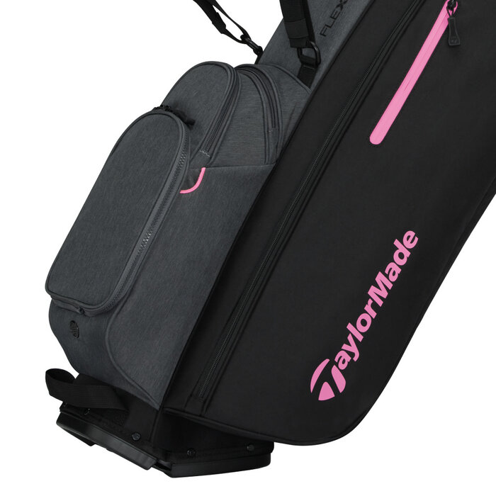 TaylorMade TaylorMade Flextech Crossover Bolsa de golf trípode 2026 - Gris Negro Rosa