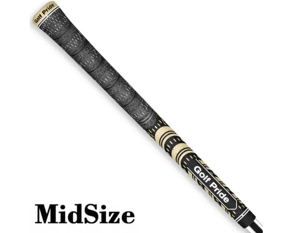 GolfPride GolfPride MultiCompound Plus 4 Teams MIDSIZE Grip - Charcoal Oro