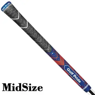 GolfPride GolfPride MultiCompound Plus 4 Teams MIDSIZE Grip - Carbón Azul Naranja