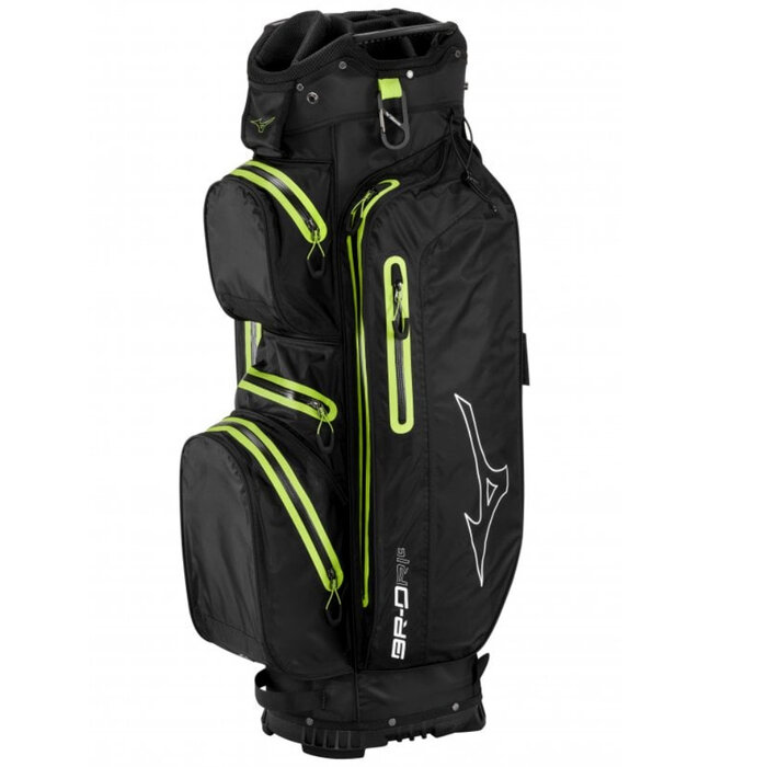 Mizuno Mizuno BR-DRI Bolsa de golf carro impermeable - Negro Verde