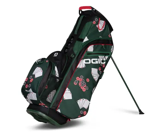 Ogio OGIO All Elements Hybrid Waterproof Bolsa de golf trípode 2026 - Verde Rojo Blanco