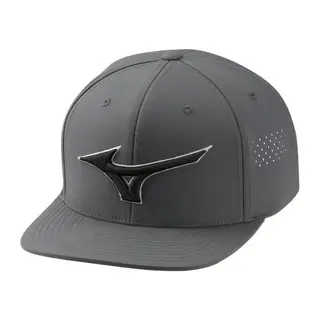 Mizuno Mizuno Tour Flat Snapback Golfcap - Gris oscuro