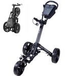 FastFold Tri-Go Golf Trolley - Black