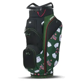 Ogio OGIO All Elements Silencer Waterproof Bolsa de golf carro 2026 - Verde Rojo Blanco