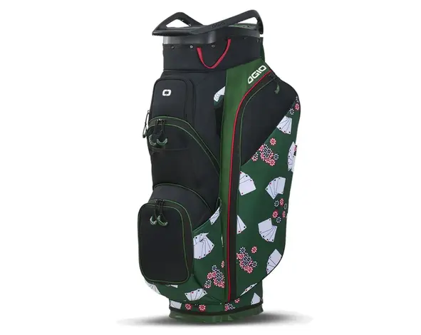 Ogio OGIO All Elements Silencer Waterproof Bolsa de golf carro 2026 - Verde Rojo Blanco