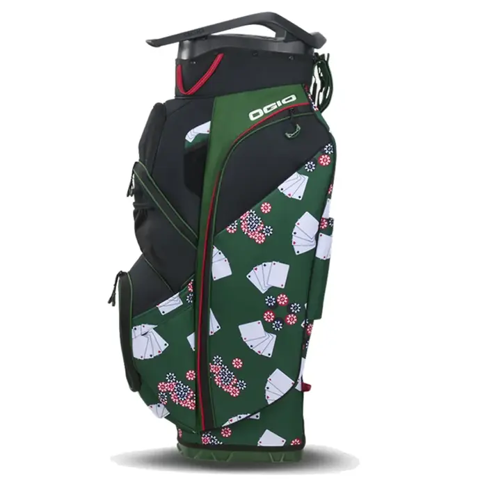 Ogio OGIO All Elements Silencer Waterproof Bolsa de golf carro 2026 - Verde Rojo Blanco