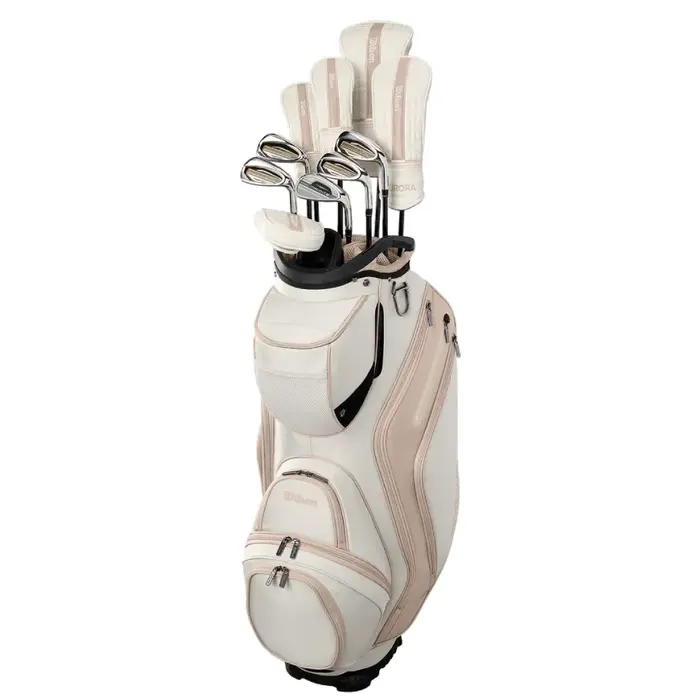 Wilson Wilson Aurora Set de golf para mujer de 17 piezas 2026 | Bolsa de golf carro (grafito)