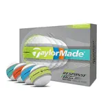 TaylorMade Tour Response Stripe Multi Bolas de golf 2026 - Blanco - 12 Unidades