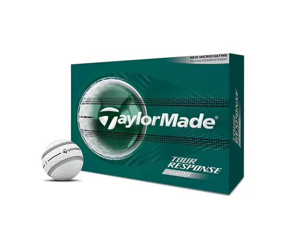 TaylorMade TaylorMade Tour Response Stripe Golf Balls 2026 - White - 12-Pack