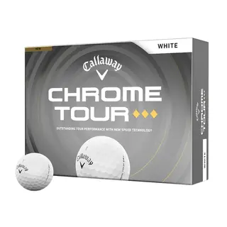 Callaway Bolas de golf Callaway Chrome Tour Triple Diamond 2026 - Blancas - 12 Unidades