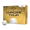 Callaway Chrome Tour Pelotas de Golf 2026 - Blanco - 12 Unidades