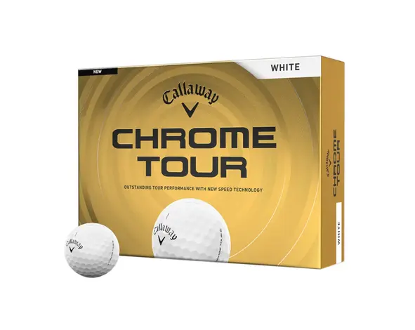 Callaway Callaway Chrome Tour Pelotas de Golf 2026 - Blanco - 12 Unidades