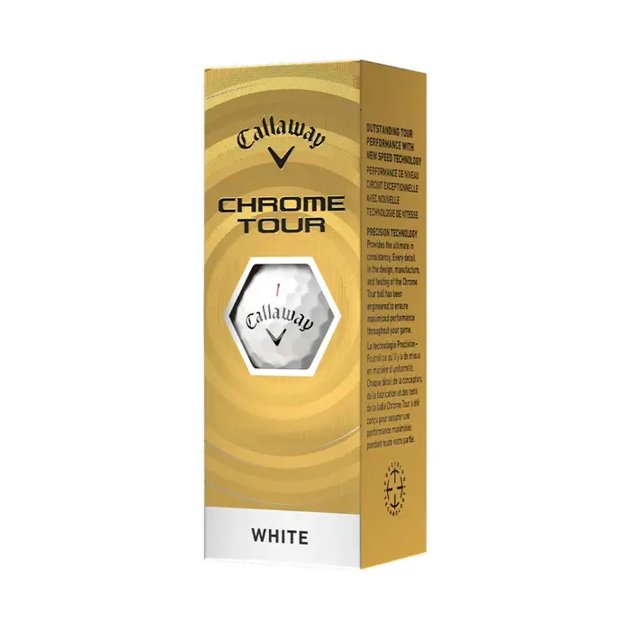 Callaway Callaway Chrome Tour Pelotas de Golf 2026 - Blanco - 12 Unidades