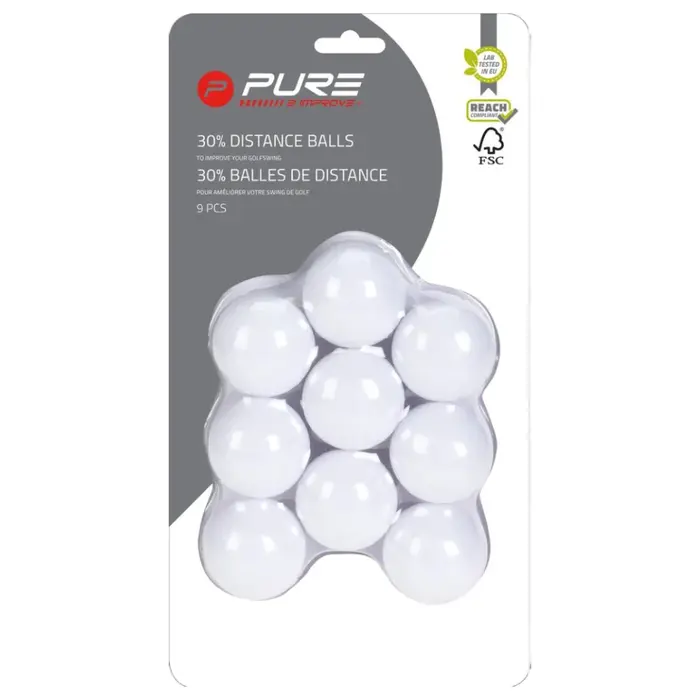 Pure 2 Improve Pure 2 Improve 30% Distance Golf Balls - 9 Pieces