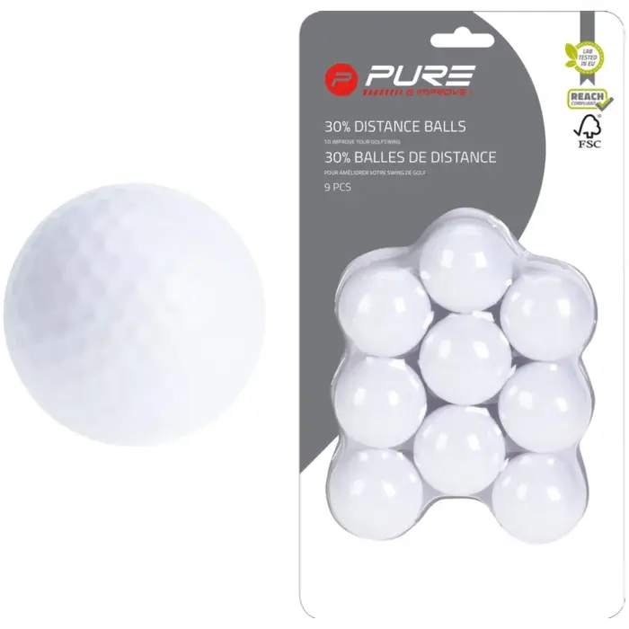 Pure 2 Improve Pure 2 Improve 30% Distance Golf Balls - 9 Pieces