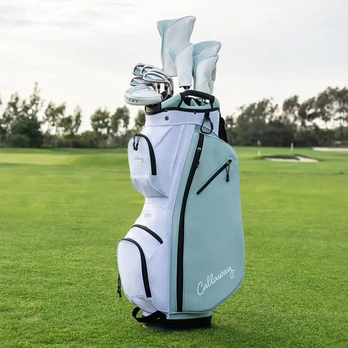 Callaway Callaway Reva Set de Golf para Mujer de 16 Piezas 2026 | Bolsa de golf carro (varilla de grafito) - Verde Blanco