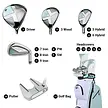 Callaway Callaway Reva Set de Golf para Mujer de 16 Piezas 2026 | Bolsa de golf carro (varilla de grafito) - Verde Blanco