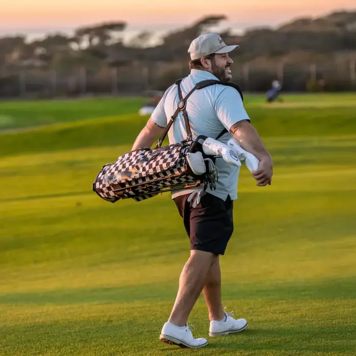 Sunday Golf Sunday Golf El Camino Bolsa de golf trípode - Negro Blanco