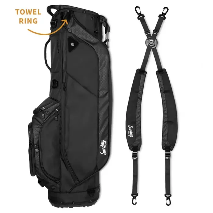 Sunday Golf Sunday Golf Ryder Bolsa de golf trípode - Negro