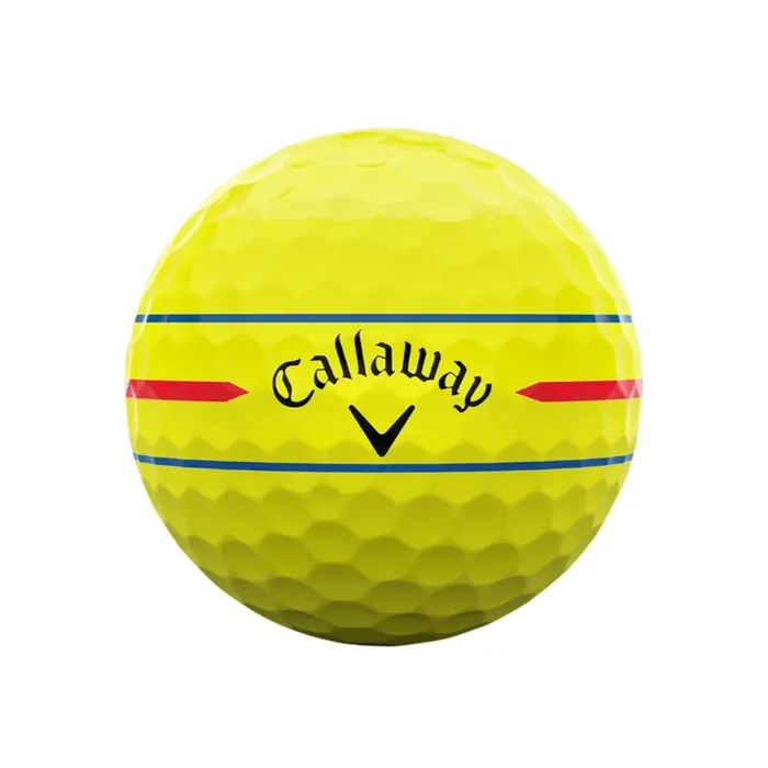 Callaway Callaway Chrome Soft 360 Triple Track Pelotas de Golf 2026 - Amarillo - 12 Unidades