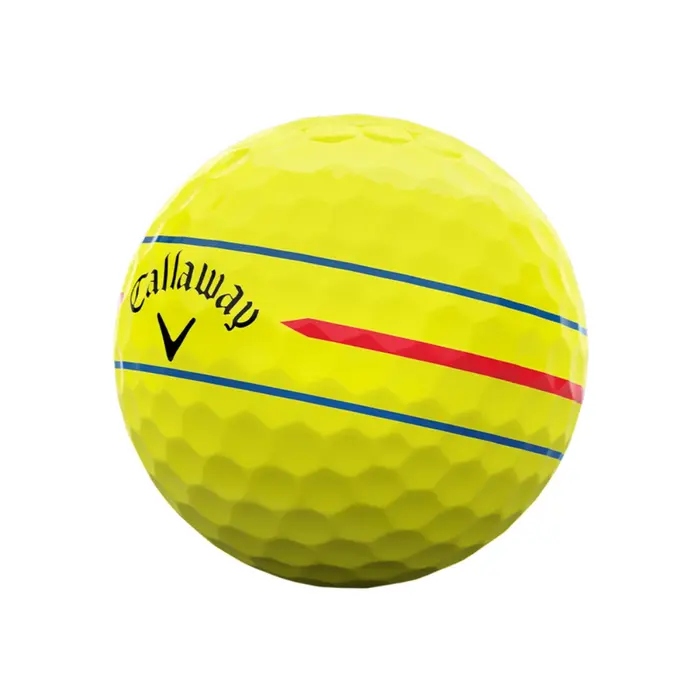 Callaway Callaway Chrome Soft 360 Triple Track Pelotas de Golf 2026 - Amarillo - 12 Unidades