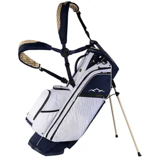 Sun Mountain Sun Mountain E4.5 VLO H2NO Waterproof Bolsa de golf trípode híbrida - Azul Oro Blanco
