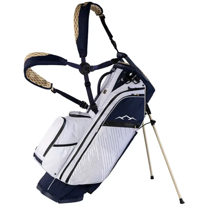 Sun Mountain Sun Mountain E4.5 VLO H2NO Waterproof Bolsa de golf trípode híbrida - Azul Oro Blanco