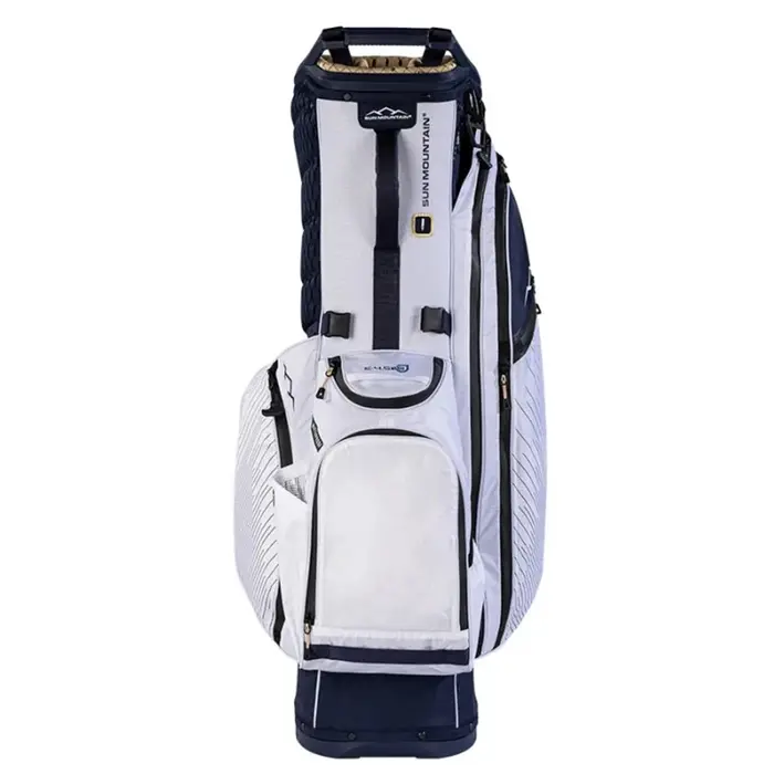 Sun Mountain Sun Mountain E4.5 VLO H2NO Waterproof Bolsa de golf trípode híbrida - Azul Oro Blanco