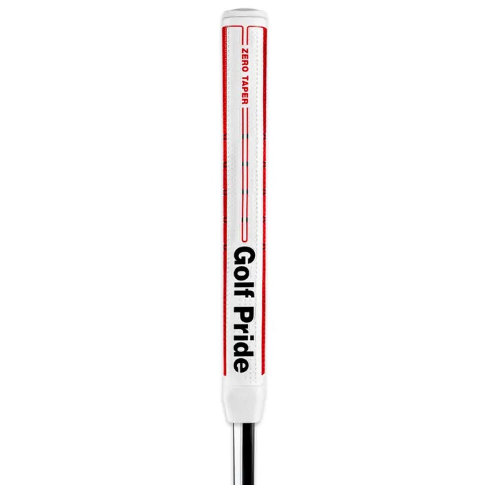 GolfPride GolfPride Zero Taper Medium Putter Grip 58R - Rojo Blanco