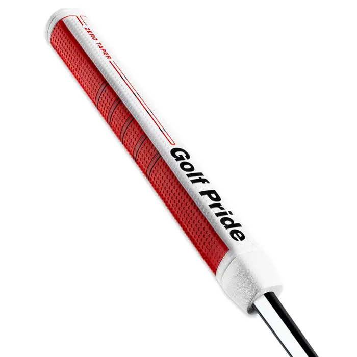 GolfPride GolfPride Zero Taper Medium Putter Grip 58R - Rojo Blanco