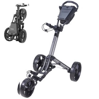 FastFold FastFold Tri-Go Golf Trolley - Grey Black