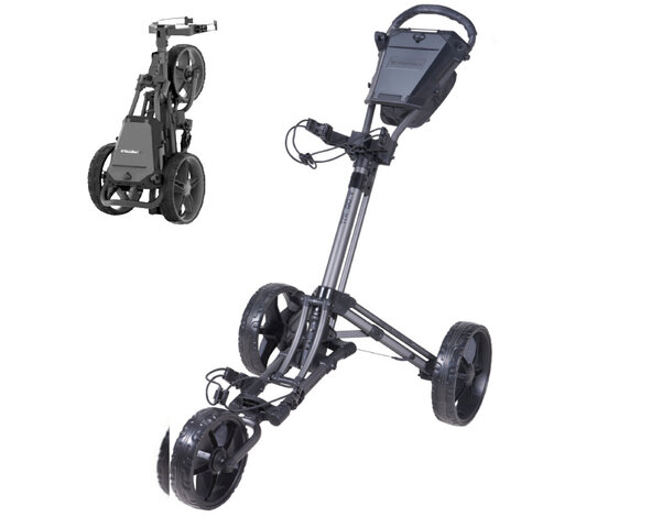 FastFold FastFold Tri-Go Carro de golf - Gris Negro