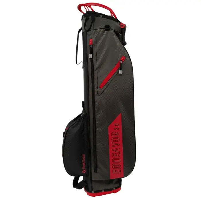 FastFold FastFold Endeavor 2.0 Bolsa de golf trípode 2026 - Negro Rojo