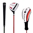 FastFold FastFold Future Set de Golf Junior de 5 Piezas 2026 | Bolsa de golf trípode (Unisex 8-10 Años) - Rojo