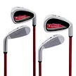 FastFold FastFold Future Set de Golf Junior de 5 Piezas 2026 | Bolsa de golf trípode (Unisex 8-10 Años) - Rojo