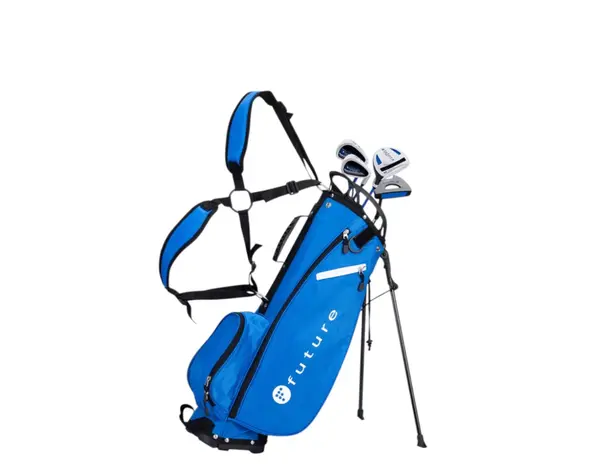FastFold FastFold Future Set de Golf Junior de 5 Piezas 2026 | Bolsa de golf trípode (Unisex 10-12 Años) - Azul