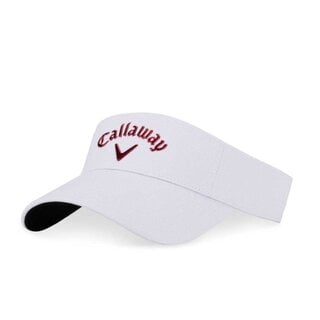 Callaway Callaway Liquid Metal Ladies Golf Visor 2025 - Blanco Rojo