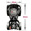 EzeGlide EzeGlide Quad Golf Trolley - Black