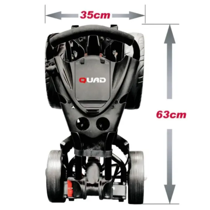 EzeGlide EzeGlide Quad Carro de golf - Negro