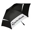 TaylorMade Taylormade 68" Paraguas de Golf Tour de Doble Toldo - Negro Blanco Gris